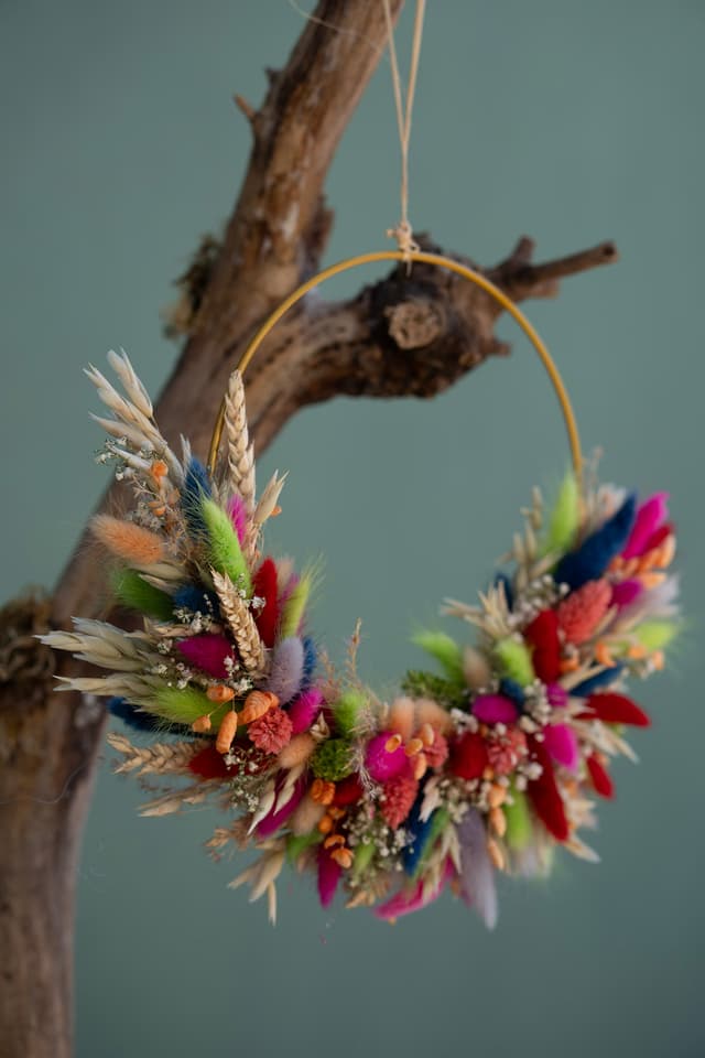 Fröhlicher Farbwirbel